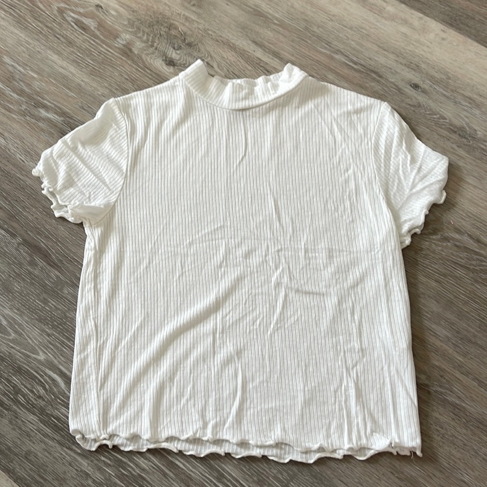 White cropped top!